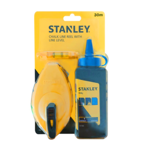 Stanley Chalk Line Reel With Line Level 30m