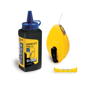 Stanley Chalk Line Reel With Line Level 30m